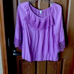 Flowy detailed top